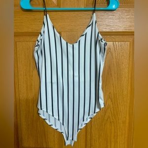 Black and White Bodysuit - NWOT